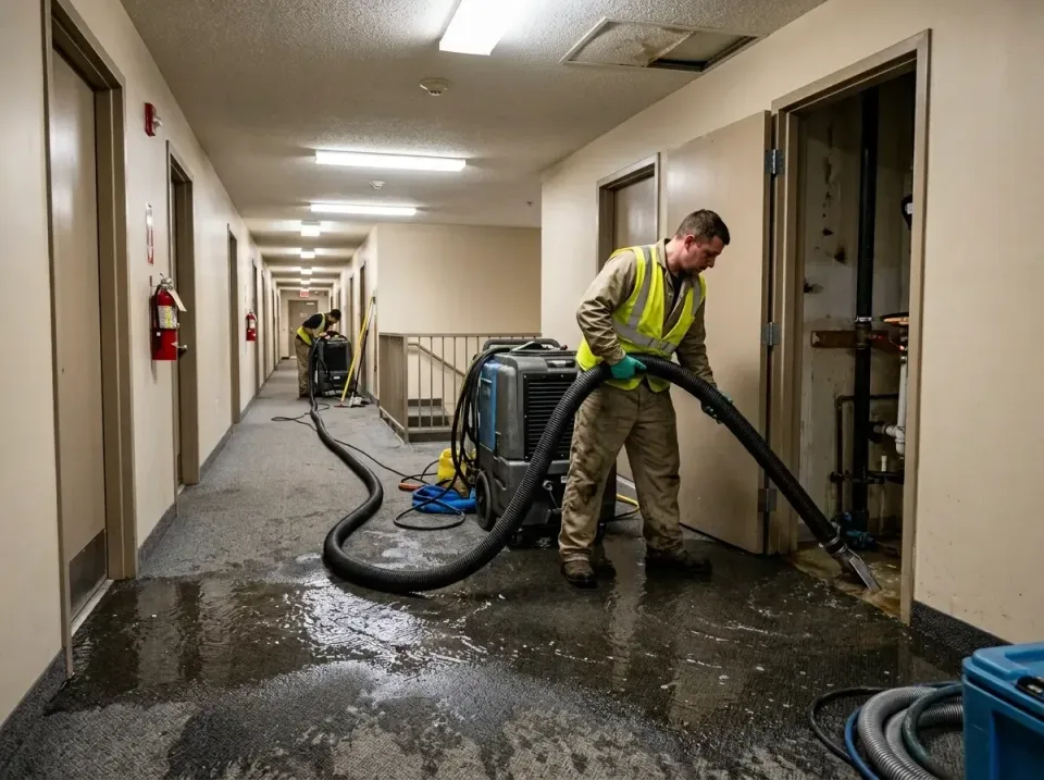 multi-unit-apartment-hallway-f-005 — frequently asked questions, Emergency Burst Pipe Water Extraction & Removal in Ensley,…